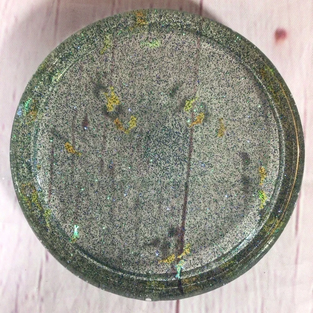 Hand Crafted Glitter Dolphin Coasters - Set of 3